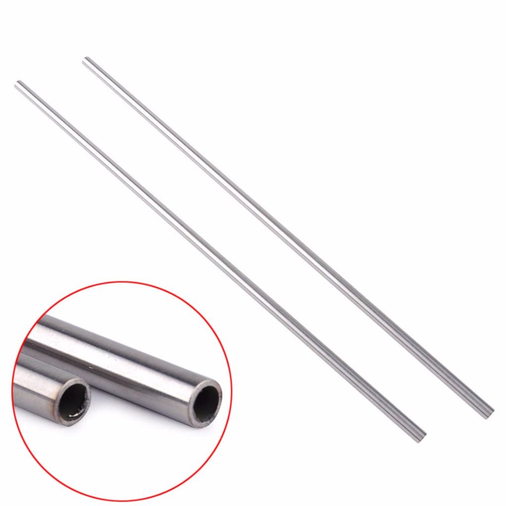 2pcs New Stainless Steel Capillary Round Tube Pipe OD 10mm ID 8mm Length 500mm