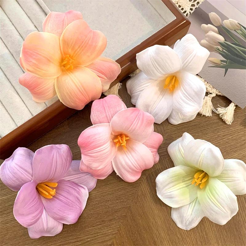 Artificial Flower Hairpins for Women Large Flower Hair Clip Bohemia Style Beach Hairpin Hawaiian Party Headwear Hair Accessories