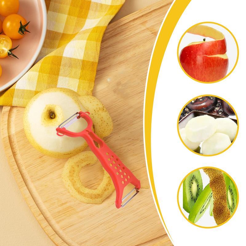 Kartoffelschäler Rutschfest Doppelkopf Lebensmittelreibe Gemüseschäler mit Rutschfestem Griff für Küche für Obst Kartoffeln Karotte