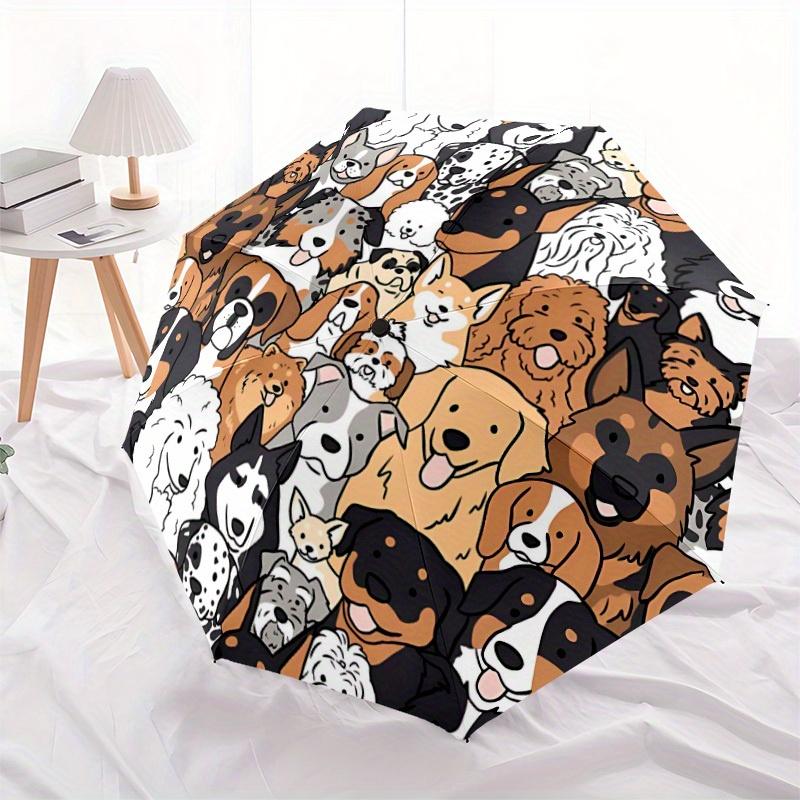 1pc Dogs Pets Automatic Open/close, All-Season Portable Folding Umbrella, Travel, Everyday, Formal Events127
