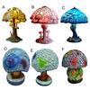 Mushroom Table Lamp Colored Mushroom Shape Night Light Resin Bedside Lamp Desk Reading Lamp for Kids Room Living Room