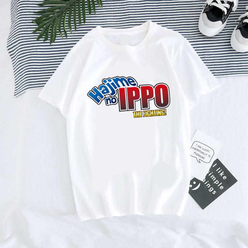 Hajime No Ippo Manga Y2k TShirt Japanese Anime Hip Hop Tee Top Men Women Makunouchi Takamura T-Shirt KGB Harajuku Tshirt Clothes