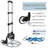 Portable Folding Luggage Trolley for Shopping and Goods