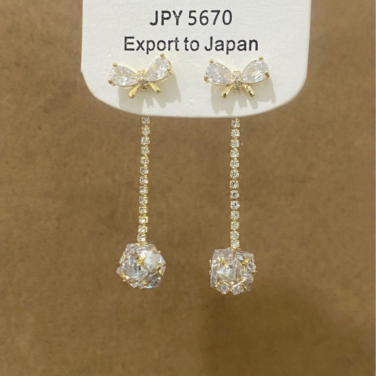 French Butterfly Tassel Zircon Stud Earrings - Exquisite High-End Design