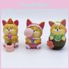 Adorable Pvc Foodie Corgi Figurines With Hamburger Cake Candy Designs Collectibles