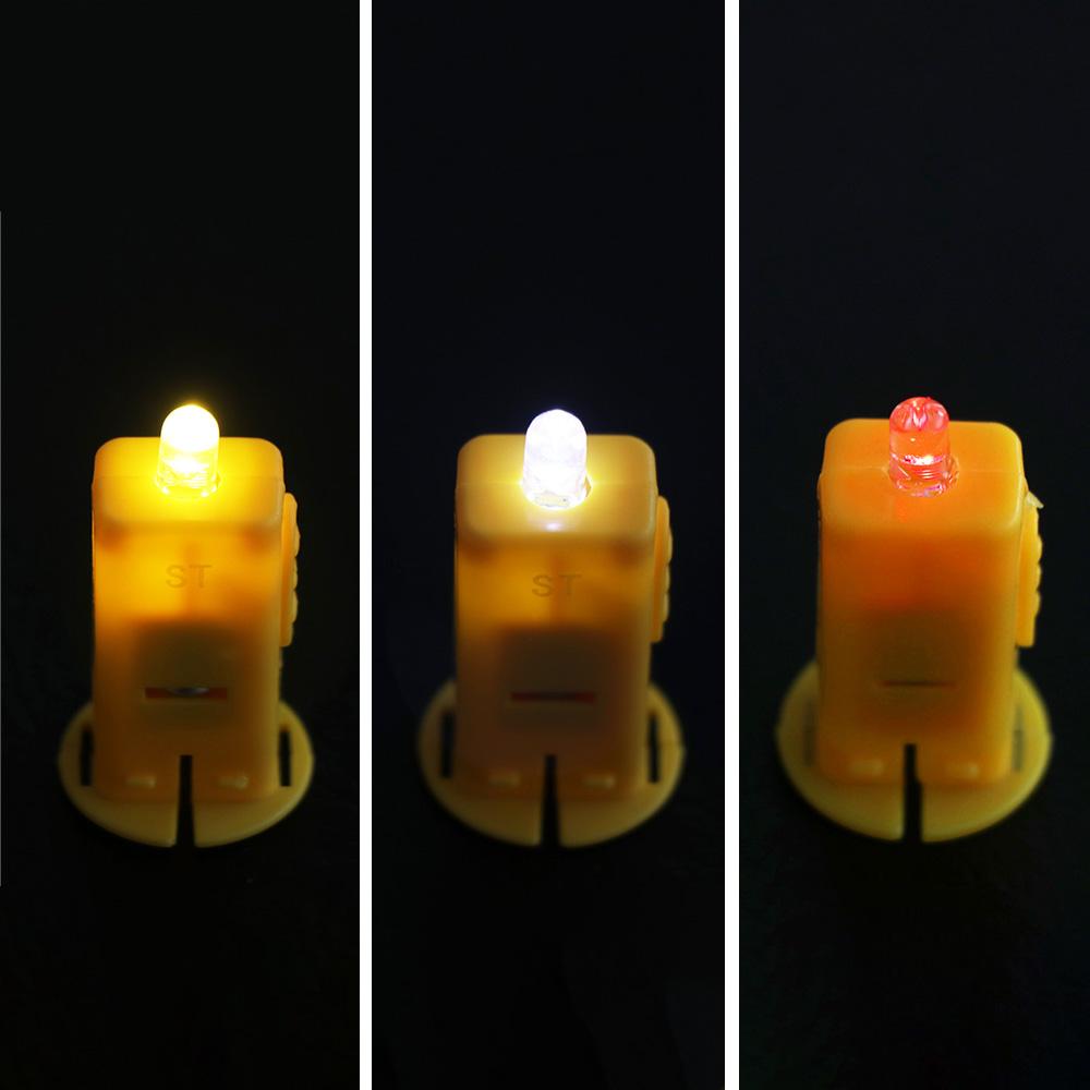 10pcs Electronic Light Lantern Light Built-in Lamp Wicks Lamp Lantern LED Wick  Party