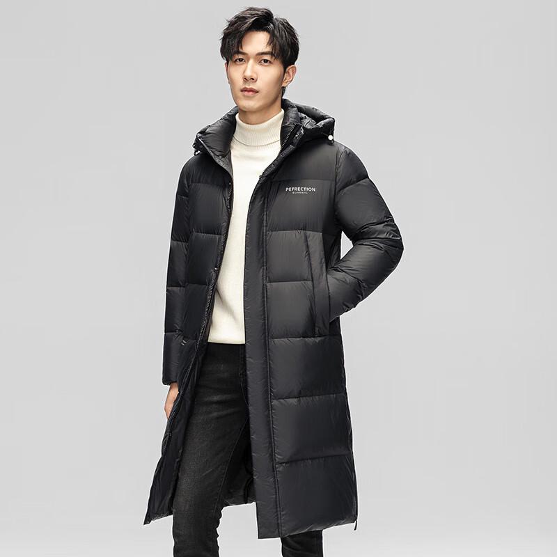 XueZhongFei Men's Mid-Length Down Jacket