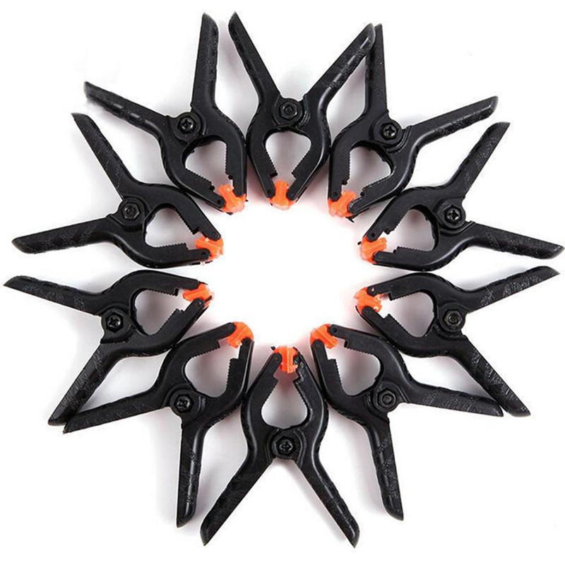 2-10 Pcs Woodworking Spring Clamps 2/3 Inch A Type DIY Tools Nylon Plastic Clip for Woodworking Holding