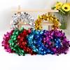 For Christmas Tree Party Decorations Christmas Holidays Silver Flexible Star Garland For Crafts Christmas Indoor Use