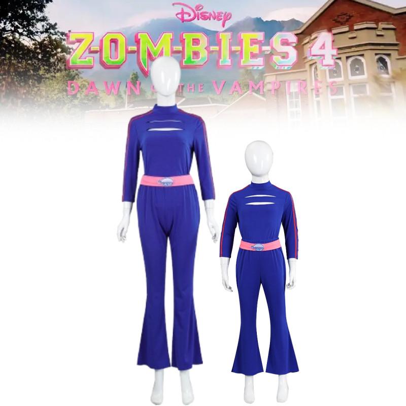 Dawn 4 Zombies Of The Vampires Nova Cosplay Costume Long Sleeved Suit Halloween