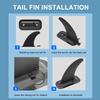 Paddle Board Fin Quick Release Longboard Fin Detachable Surfboard Tail Fin Protective Stand Up Board Fin Surfing Accessories