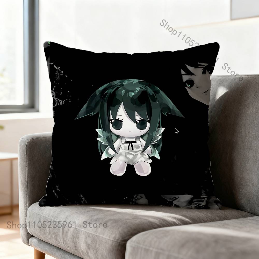 Saya No Uta The SSong of SSaya Pillowcase for Sofa Room Office Decor Printing Protector Cushion Cover Valentine gift Custom