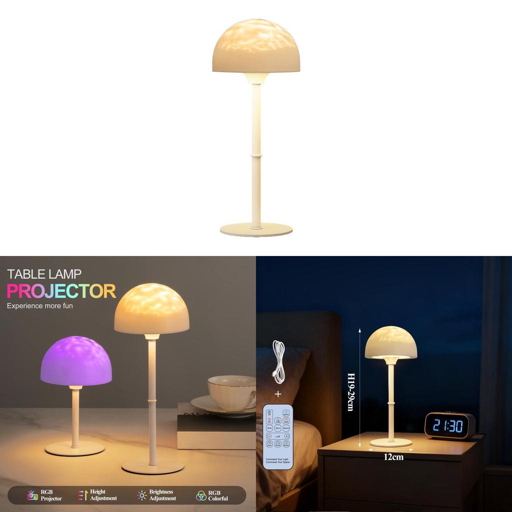 Modern Minimalist Led Bedside Lamp With Remote Control For Bedroom Ambient Lighting