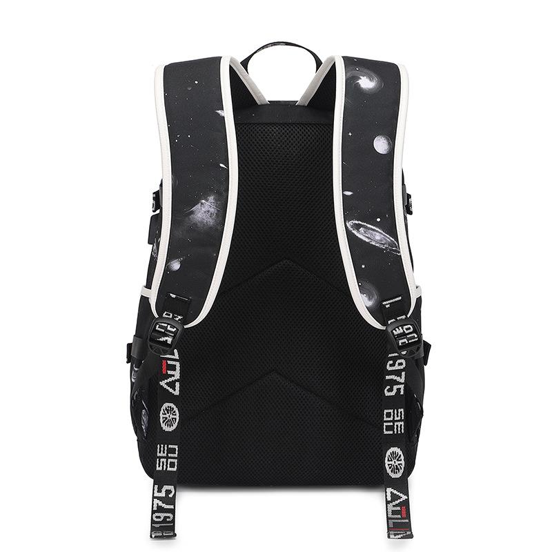 Large Capacity Backpack Men Laptop Backpacks 15.6 Oxford Galaxy Pattern High School Bags Teen College Boy Gril Student Backpack