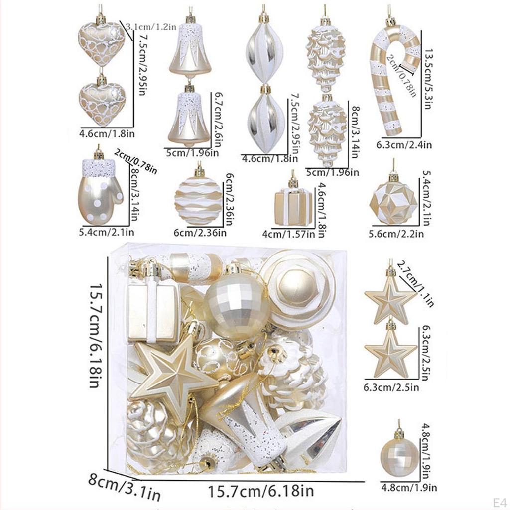 16 Pieces Christmas Decoration Hanging Pendant Photo Props Decorative Gifts Ornament Celebration for