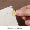 Midori Clip Index Chiratto 8-Count S Brass 43432006 Gold 0.45 Inch