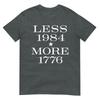 Less 1984 More 1776 Free Speech First Aunisexdunisext Conservative TShirt