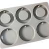 6-Cavity Round Silicone Mold for DIY Candle, Soap, Stone, and Plaster Crafts