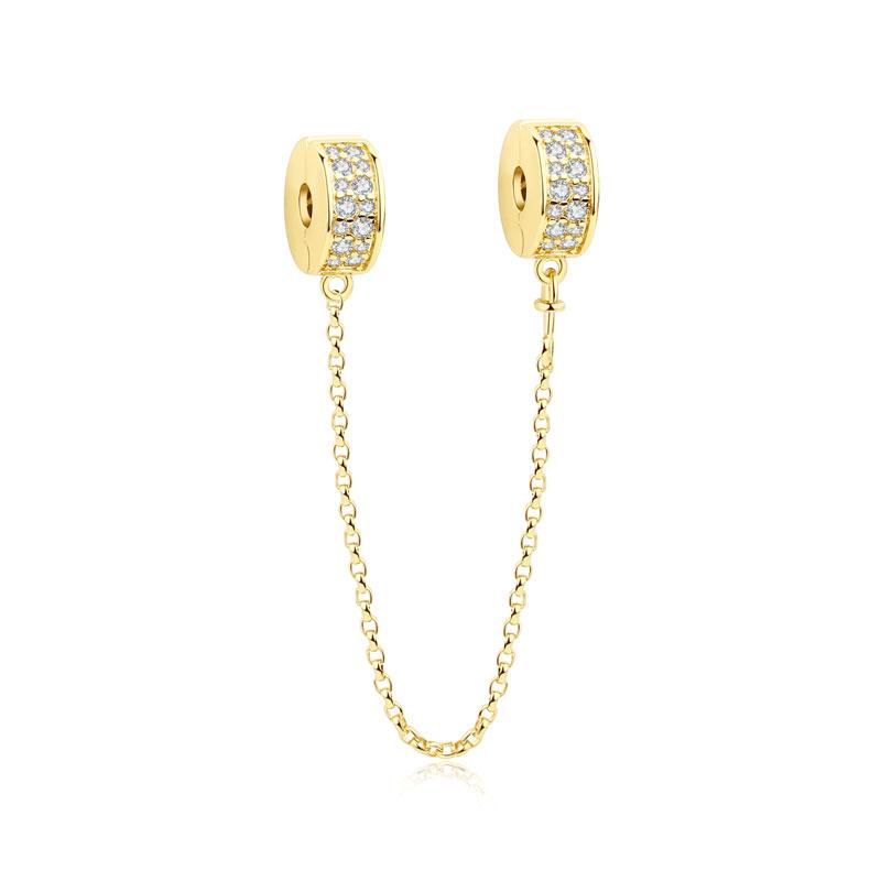 New Copper Charm Bead Charms Safety Chain Music Notes Love Heart Pendant Bead Charms Compatible With Do It Yourself Bracelets Bangles Women Diy Jewell