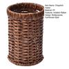 Rustikaler Stäbchenhalter aus geflochtenem Kunst rattan Küchenutensilien-Organizer Besteckaufbewahrungsbehälter für Küchenarbeitsplatte Esstisch Organisation