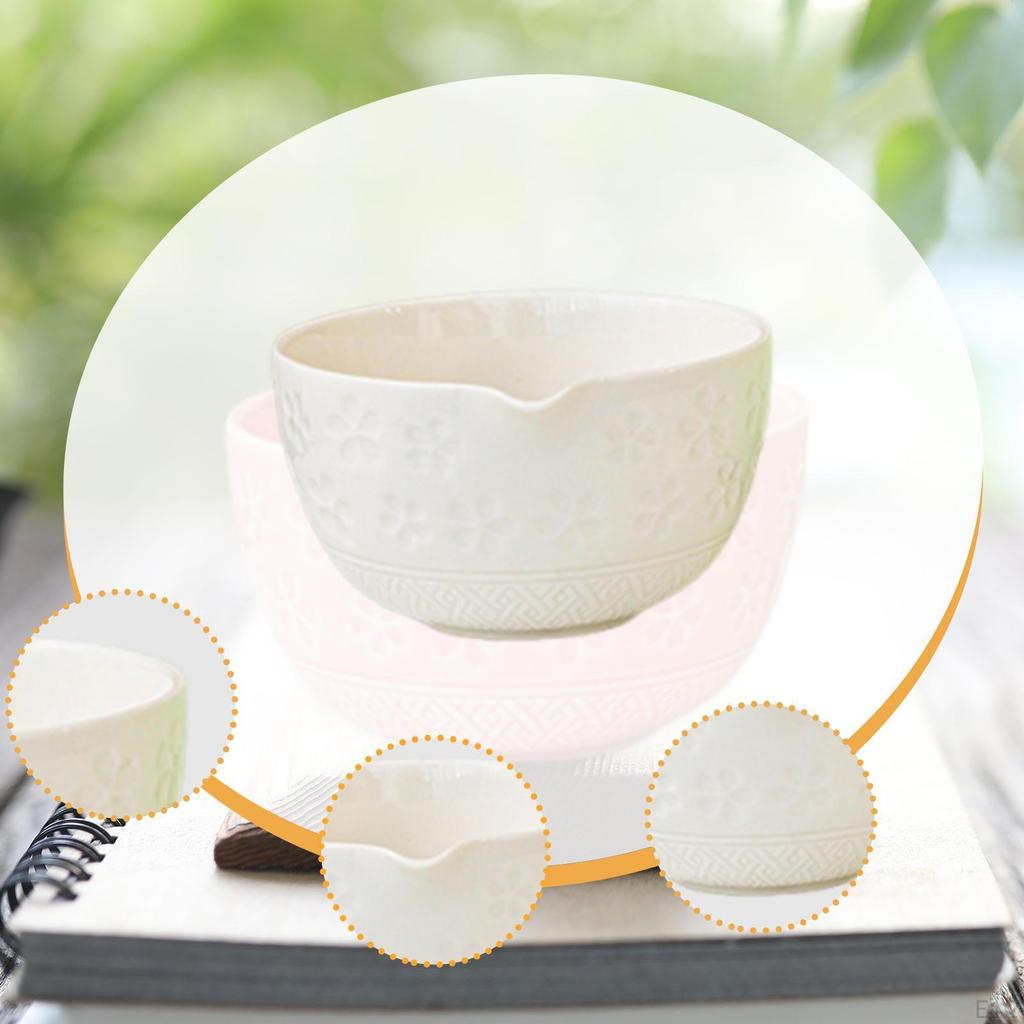 Ceramiczna Chawan do Przygotowania Matcha 450ml Niezbędna Miseczka dla Miłośników Herbaty