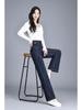 Autumn/Winter 2025 High-Waisted Plus Size Elastic Pants: Narrow, Wide, and Straight-Leg Styles for Women.
