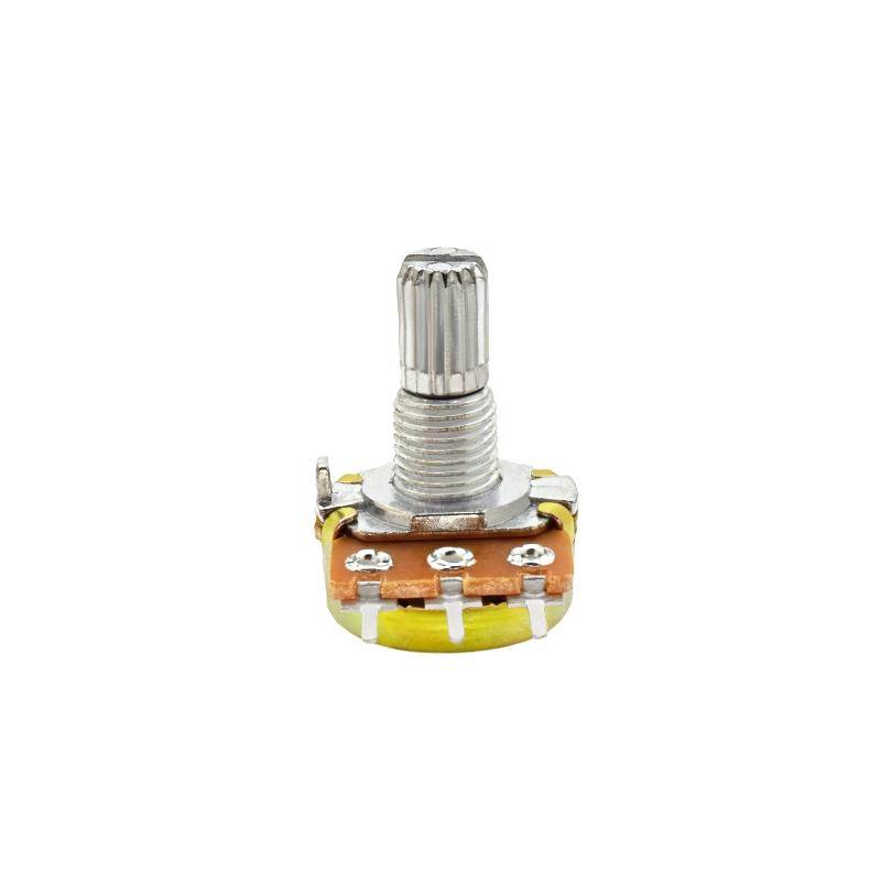 5Pcs Wh148N 15Mm Single Potentiometer B Type Variable Resistor Volume Control Potentiometer Audio Amplifier Electronic Circuit