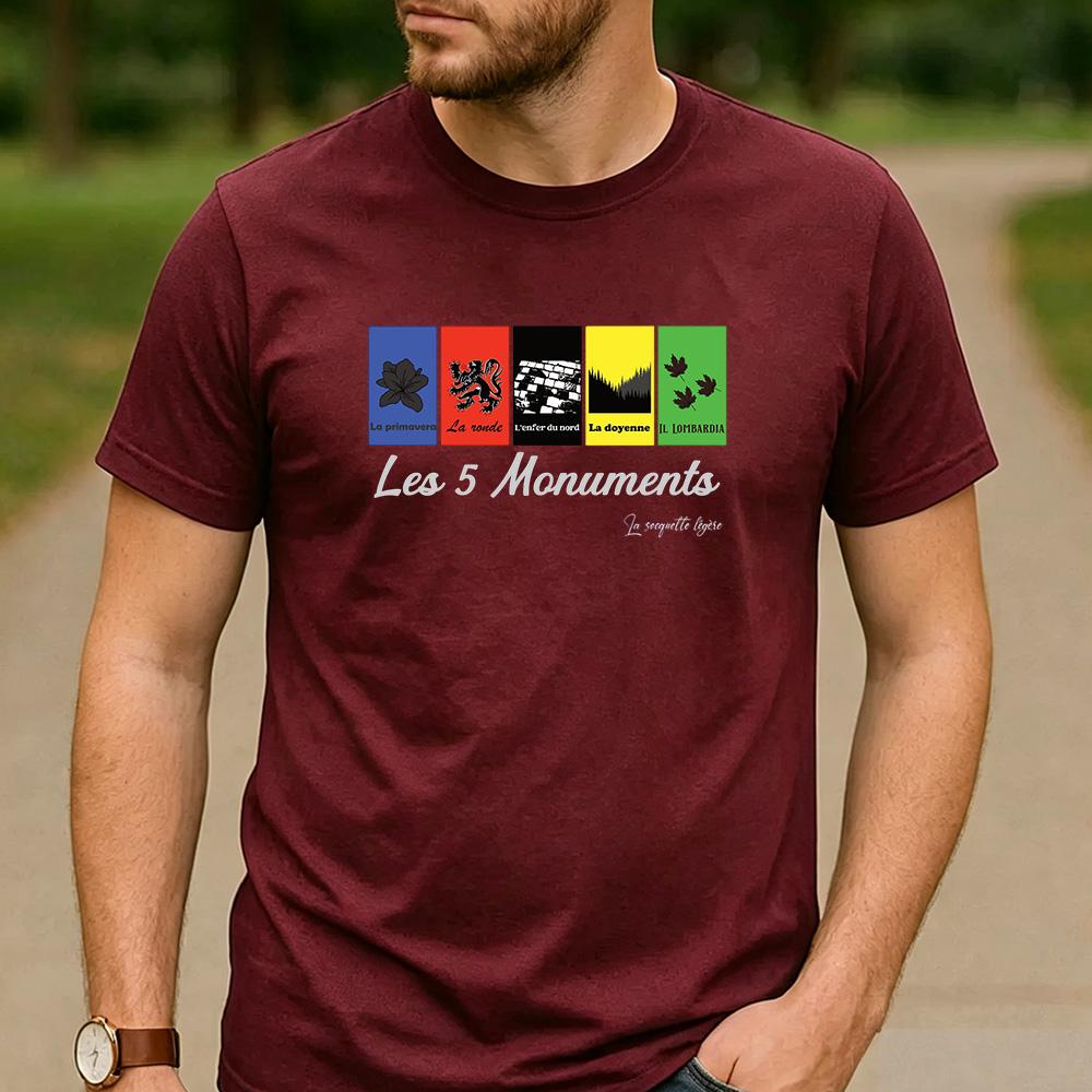 VeloVoices MonuUnisexts Paris Roubaix Cotton Cycling T Shirt Unisex Unisex Unisex Summer Casual Birthday Party Sports Fan Tops