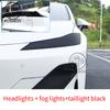 For DEEPAL L07 2024 2025 TPU Blackened Headlight Taillight Foglight Protective Film Car Modification Color Changing Film