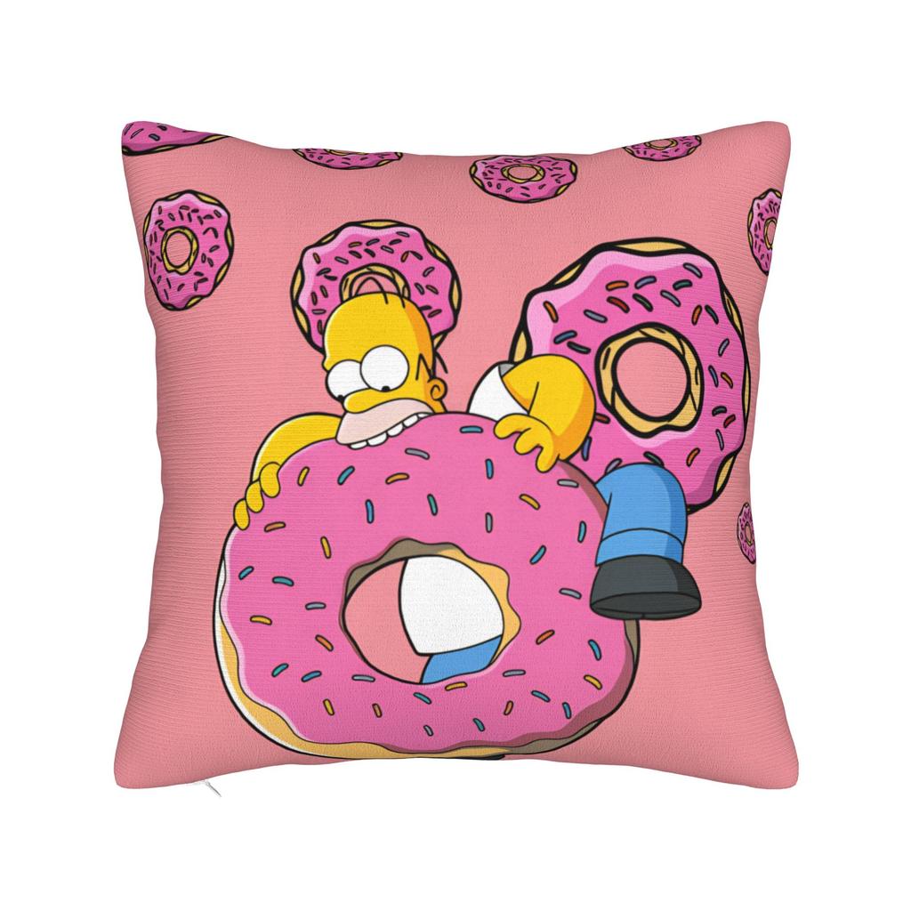 Funny S-Simpsons Family Cartoon Characters Pillow Case Vintage Pillow Cover Comfy Pillowcases For Wedding Party Home Decor