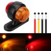 2X LED Side Marker Lights 12v 24v Trailer Front Rear Clearance Lights Outline Lamp Indicator Tail Light For Truck Van Caravan Back Up Lights 1