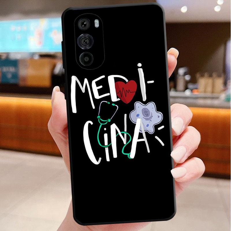 

Phone Case For Motorola Edge 50 40 Pro 60 50 40 30 Ultra Neo Fusion Moto G85 G72 G53 G54 G84 G13 G32 Doctor Stethoscope Moto G32
