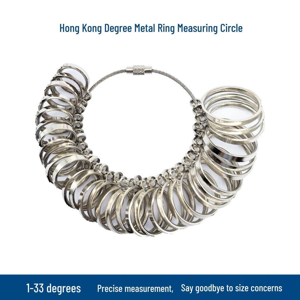 Adjustable Metal Ring Sizer and Measurement Tool
