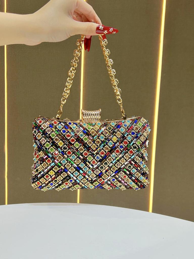 2025 Exquisite Rhinestone Evening Bag - High-End Luxury Party Handbag