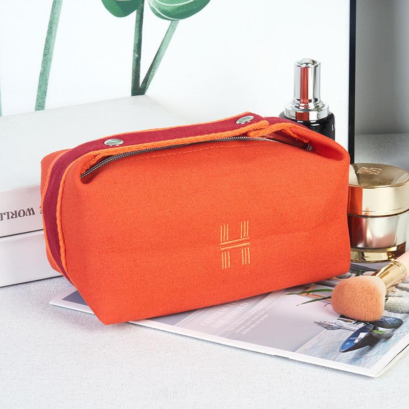 Canvas Travel Makeup Bag With Multiuse Storage For Home And Onthego Comfort