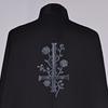 Vampire Count Cosplay Costume, Halloween Black Red Long Cape Dark Stage Outfit