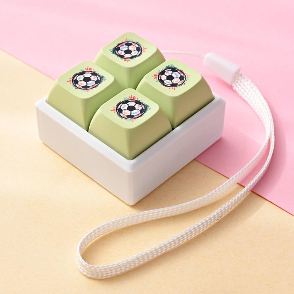 Anxiety Relief Football Keyboard Fidget Toy Clicky Button Fidget Clicker for Adults