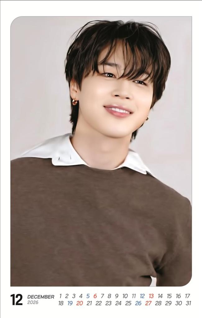 Jimin Goods 2026 Wall Calendar (JIMIN)