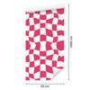 Wallpaper Casual checkerboard of pink, white and powder pink 50x1000