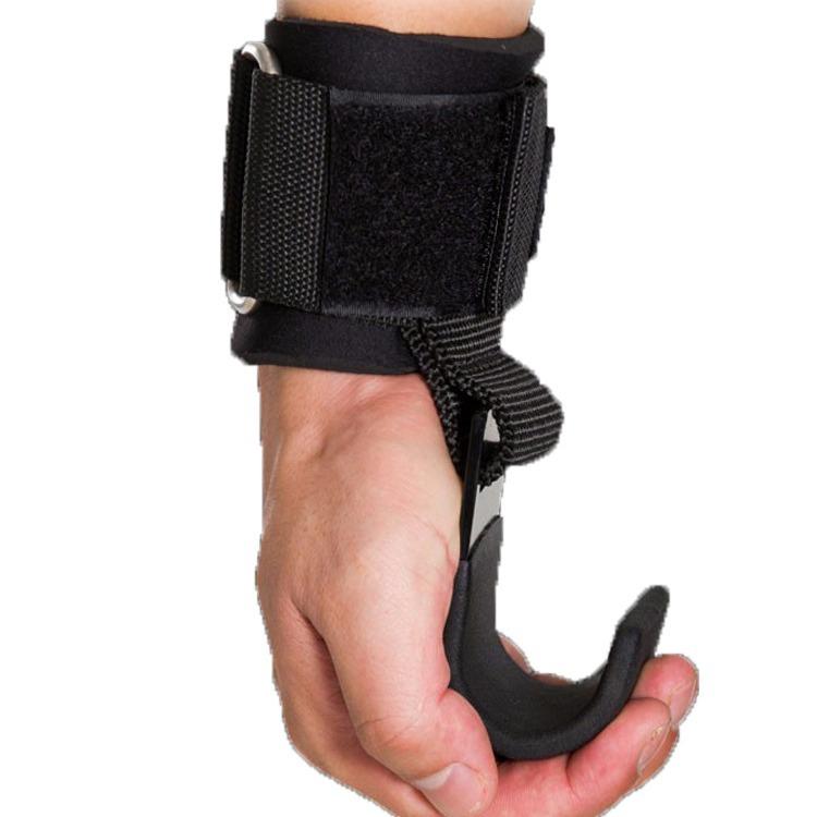 

Fitness Hook Wrist Grip Hook Pull-up Horizontal Bar Glove Auxiliary Belt Deadpull Belt Auxiliary Hand Belt One size, one pack.