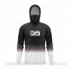 Ice silk fishing suit long-sleeved T-shirt hoodie quick-drying breathable sunscreen summer thin men