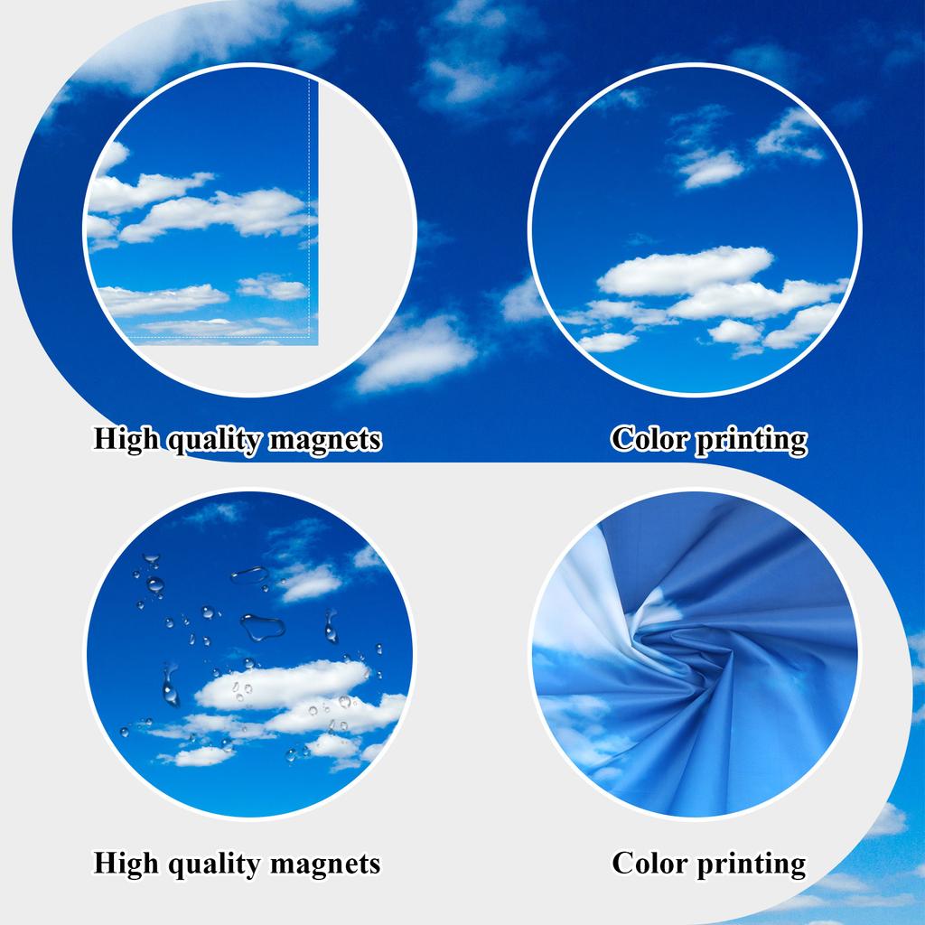 2 Pcs Fluorescent Light Covers 4 X 2 Feet Fluorescent Light Cover For Ceiling Lights Magnetic Ceiling Light Cover Classroom Ligh