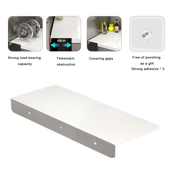 Countertop Extension Board Punch-free Waterproof Gap Filler Barrier Narrow Gap Kitchen Extention Plate Thick