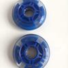 Glitter Luminous Transparent PU Wheels for Roller Skates, Inline Skates, & Skateboards - Crystal Design, Size 70x24/64x24
