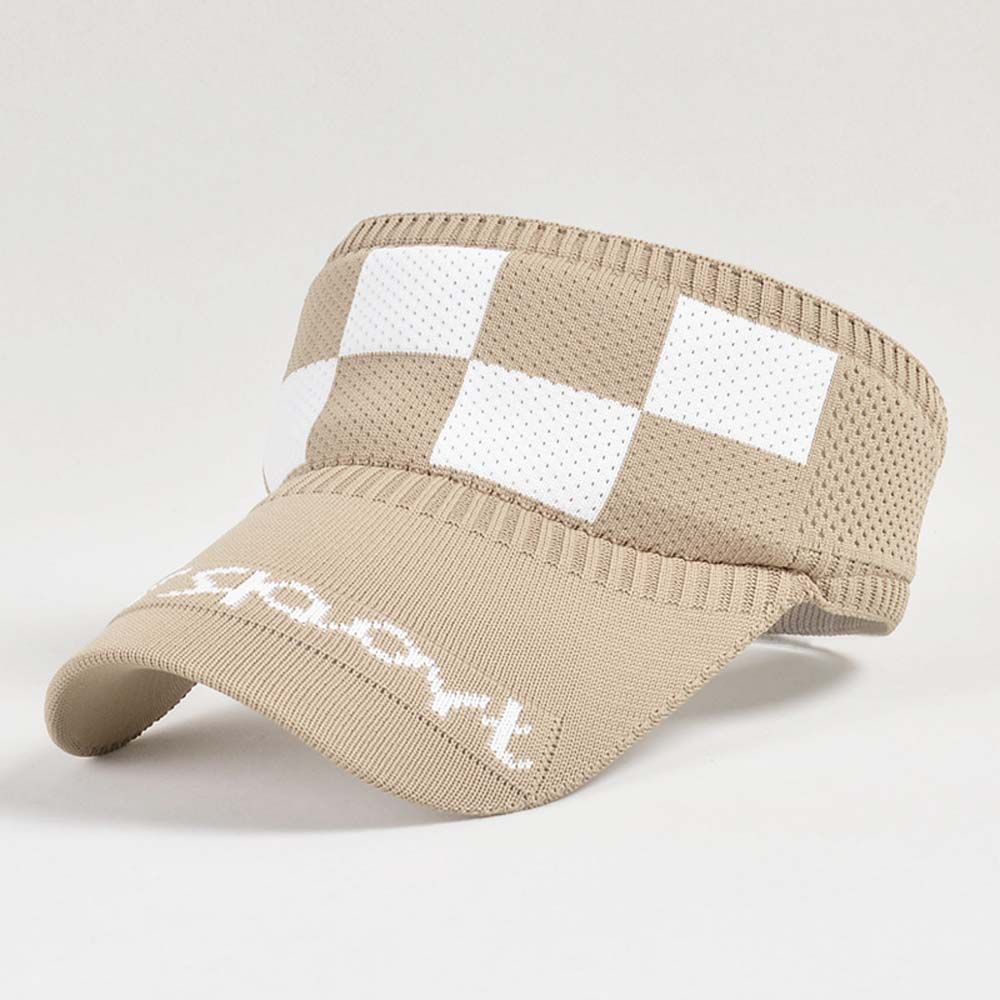 

Простая вязаная шапка, пляжная кепка, кепка с полым верхом и буквенным узором, кепка от солнца, шляпа от солнца, кепка с открытым верхом, бейсболка хаки