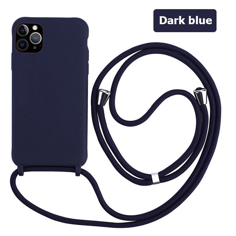 Custodia Laccetto a Tracolla in Silicone per IPhone 16 15 14 13 12 11 Pro Max XSMAX XR 8 7 Samsung S25 S24 S23 S22 S21 Ultra Plus S21FE A15 A55 A16 A53 A14 A54