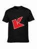 Camiseta Negra con Logo K Rojo