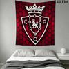 CA Osasuna Wall Tapestry Aesthetic Wall Hanging Printed Fabric Blanket Decorative Tapestries for Bedroom Living Room Home Decor