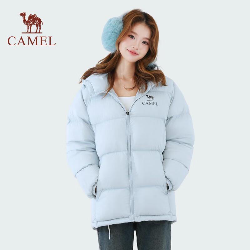 Camel Outdoor Hooded Down Jacket W35CR28001