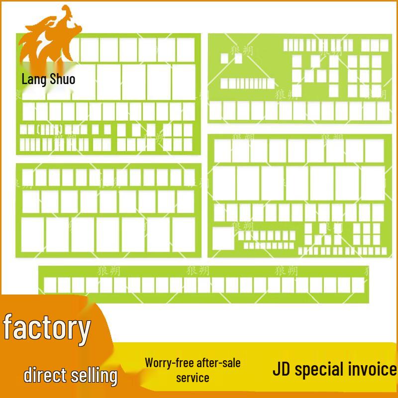 Langshuo Combination Surveying Frame Ruler Set
